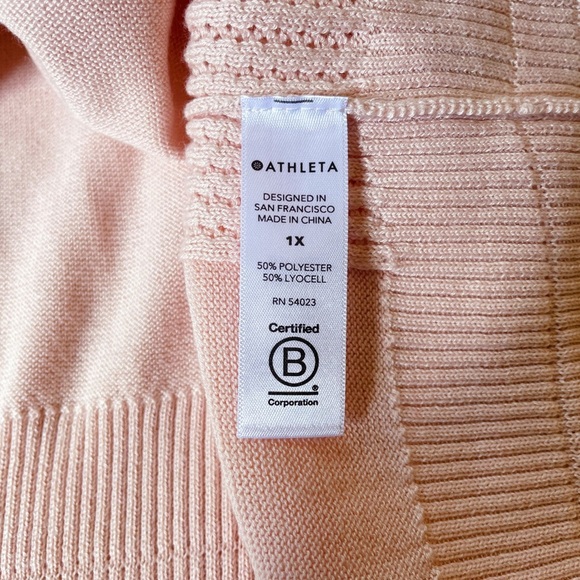 Athleta Evergreen Hoodie Sweater NWT SZ 1X - Picture 6 of 8